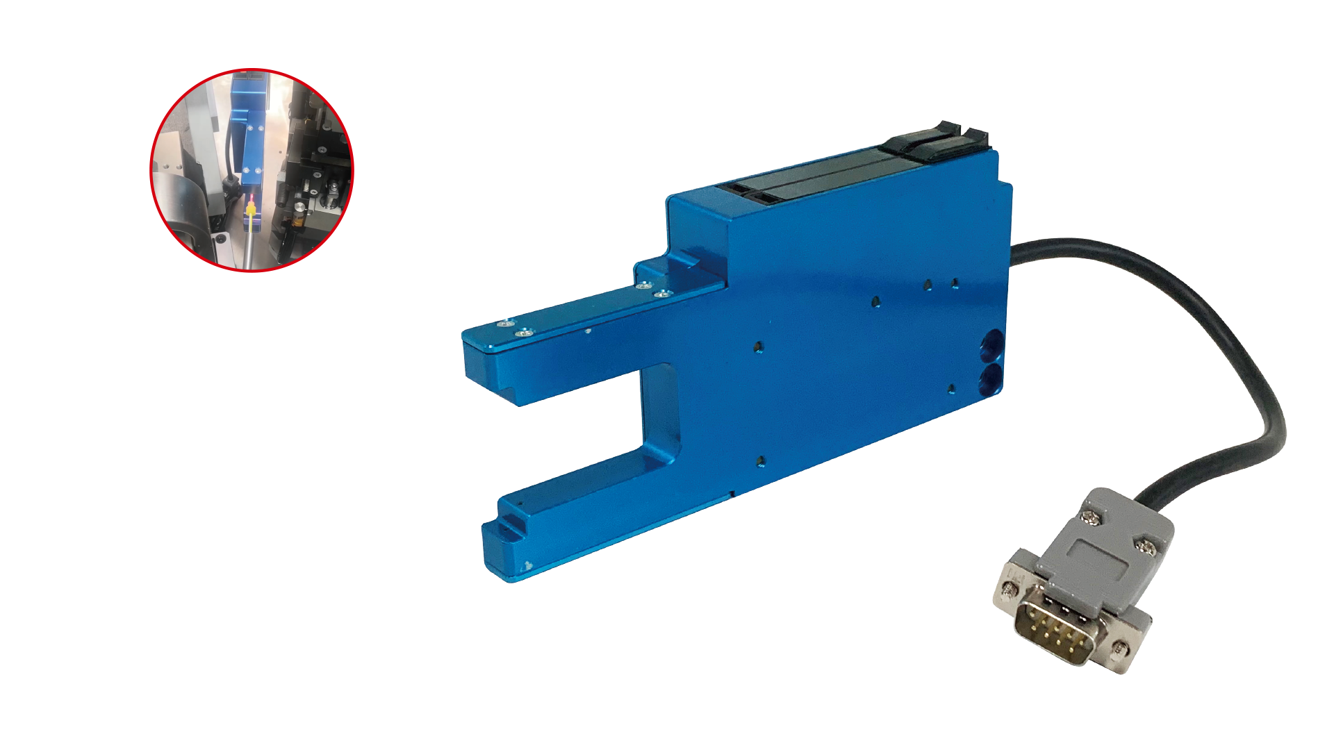 Product characteristics： ● Exquisite appearance, compact internal structure, embedded control, stable and reliable performance; ● Using the host computer software for parameter setting, data display, data saving, and data traceability; ● The input and output are designed in a bidirectional manner, compatible with both NPN and PNP; ● It can support single-wire mode and double-wire mode (with a minimum double-wire spacing of 4mm).