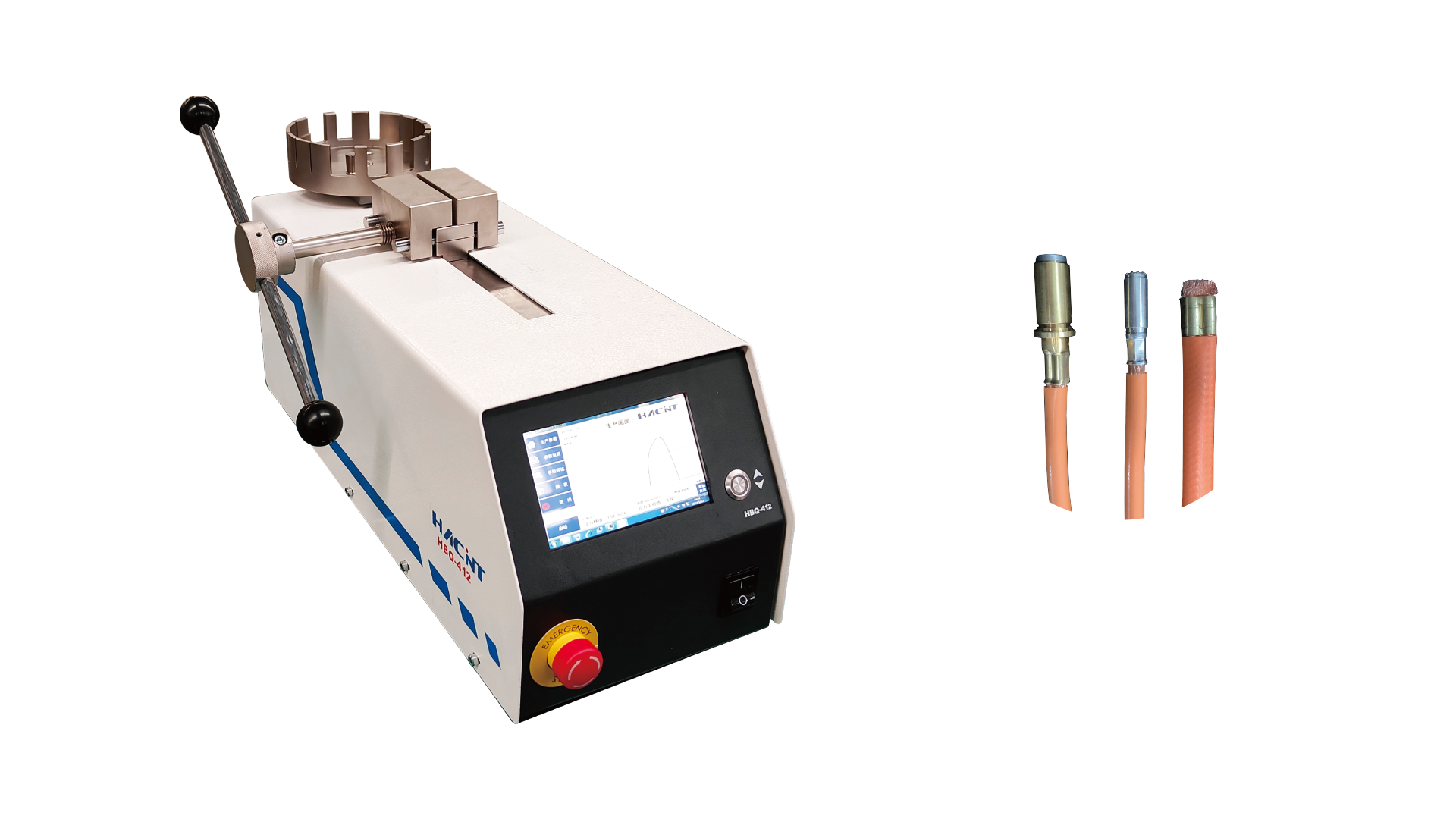 Product characteristics： Compact: Exquisite and desktop; Flexible: The tension plate and fixture can be customized to adapt to different wire harnesses Powerful: The testing process is controlled by a microcomputer, which can dynamically display the tension value, displacement value, deformation value, testing speed, and testing curve in real time;